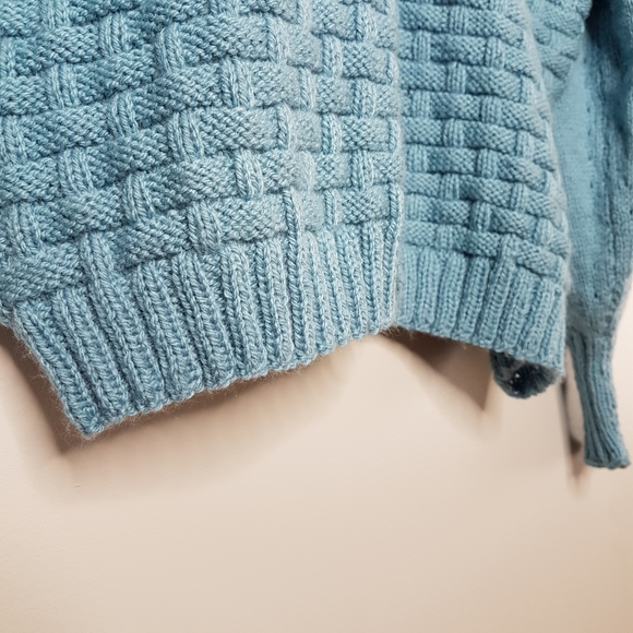 🌏 Handmade knit cardigan sweater x sz M/L - Picture 12 of 16